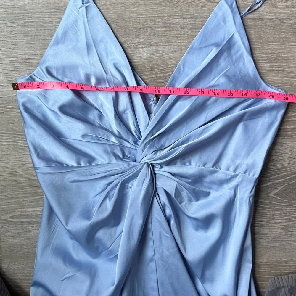 Abercrombie & Fitch Draped Twist-Front Maxi Dress Large